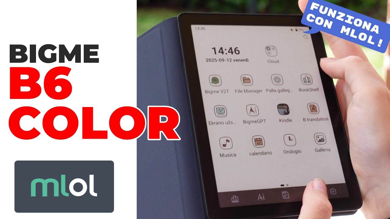 Addio KOBO e KINDLE! Ebook Gratis legali da MLOL sull'ereader Bigme B6 Color! @bigme.eInk.tablet