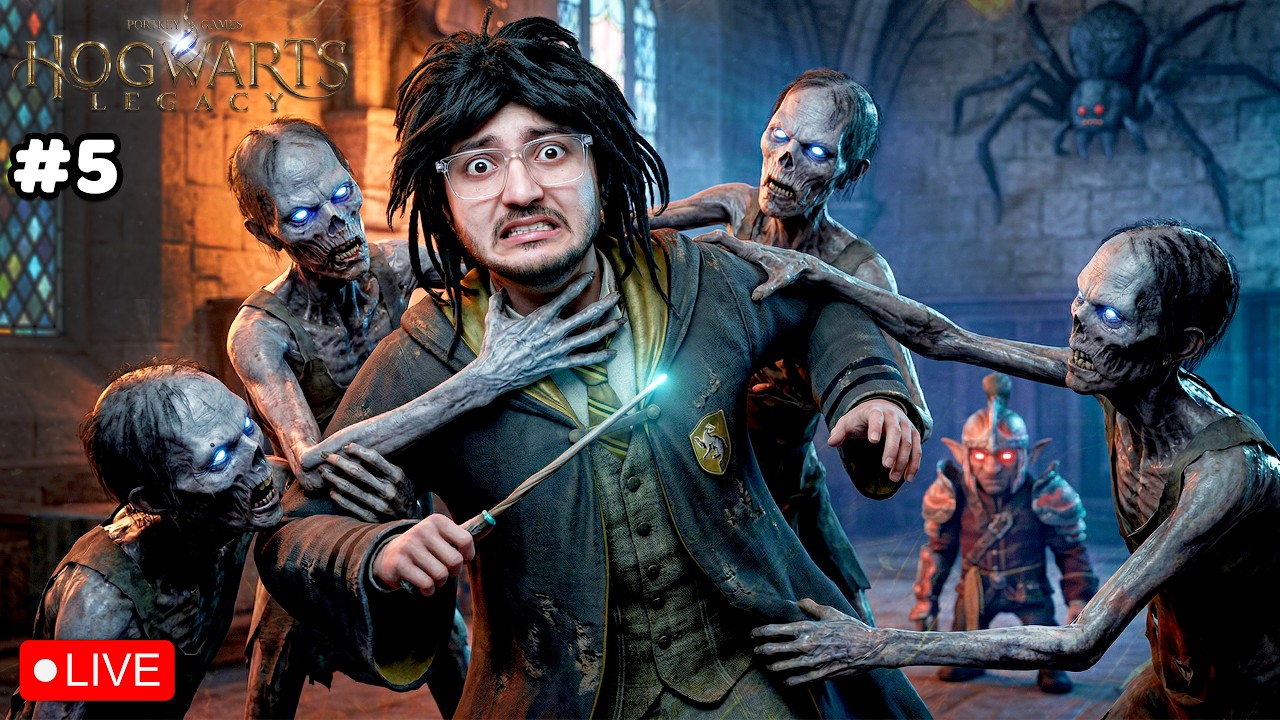 🔴Galat School Mein Admission Le Li | Hogwarts Legacy LIVE 😨PS5 Part 5