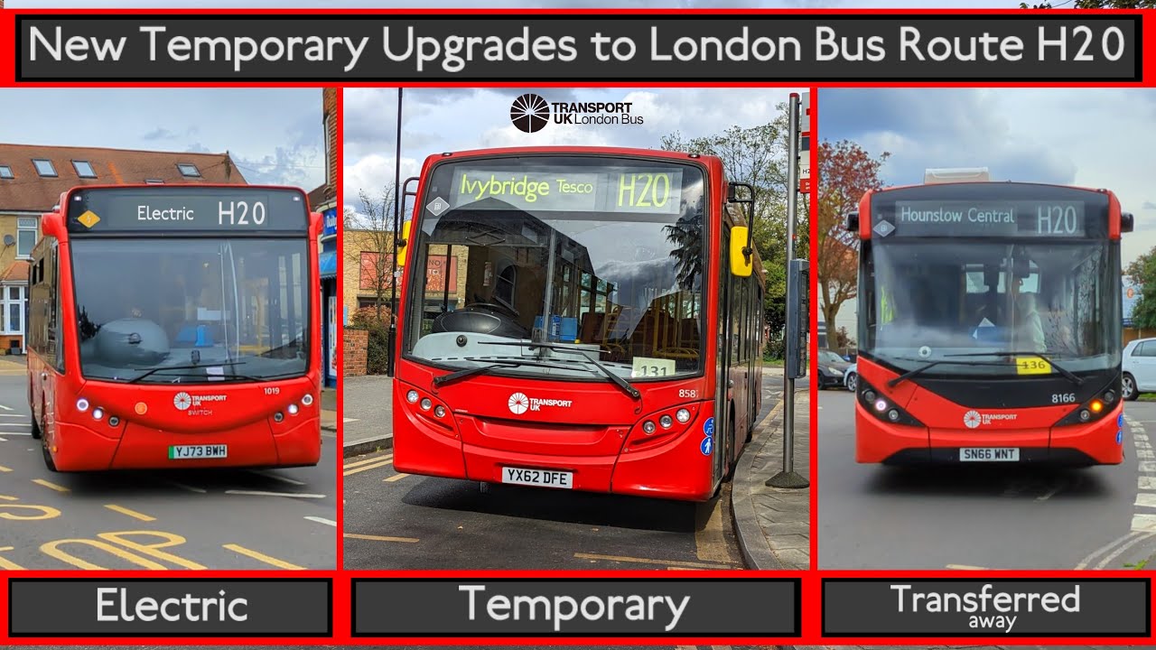 Route H20's NEW TEMPORARY UPGRADES (Older Buses Introduced) Metrocities, E200s & MMCs (London Buses)