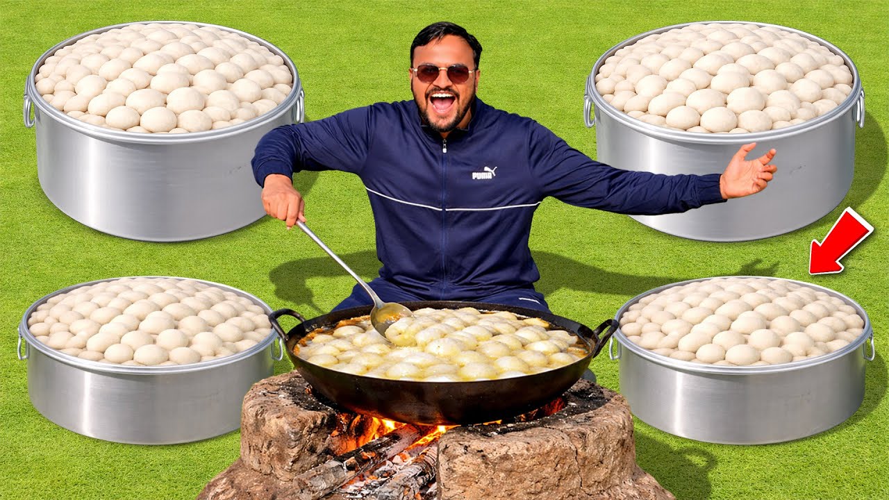 Making 100 KG Rasgullab At Home 🏠- Profit & Loss? - रसगूल्ला बनाकर भारी गलती करदी