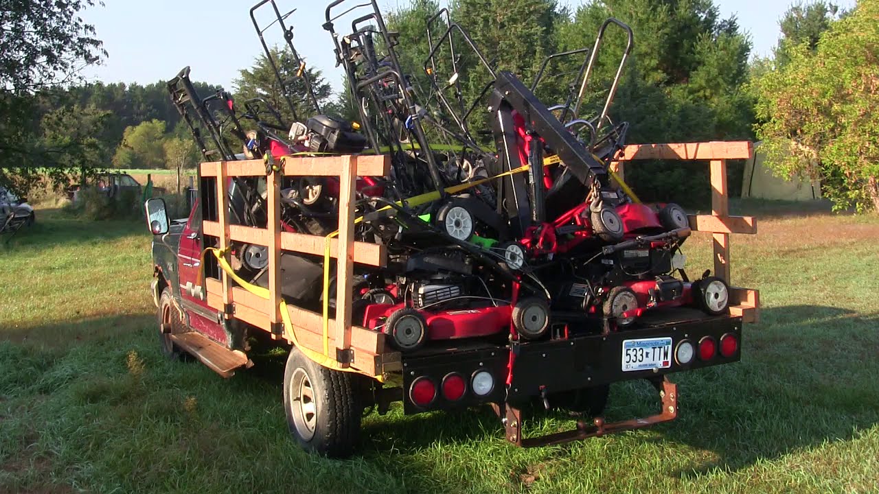 So many scrap mowers