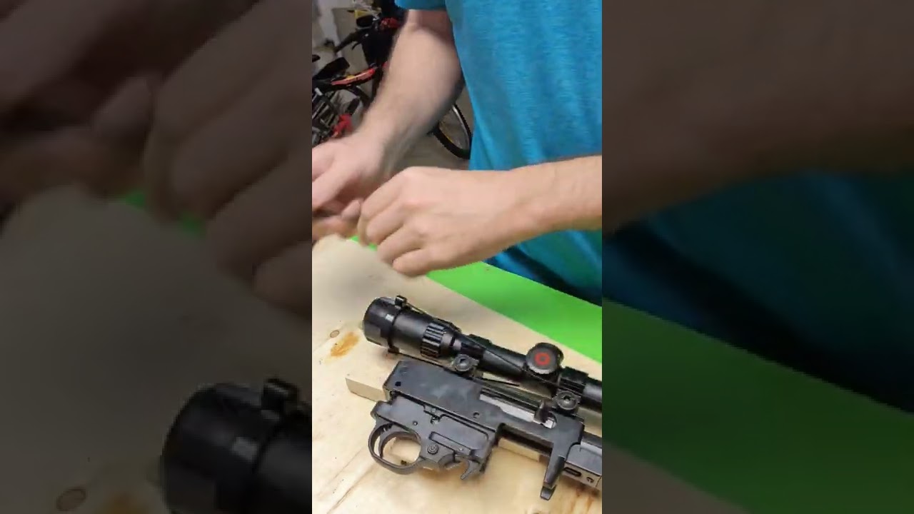Ruger 10/22 autobolt (Slingshot) мод за 1 минуту