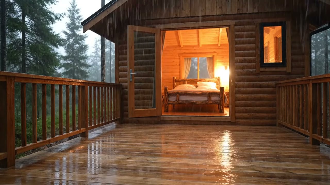 Peaceful Rain Ambience for Relaxation and Sleep Preparation