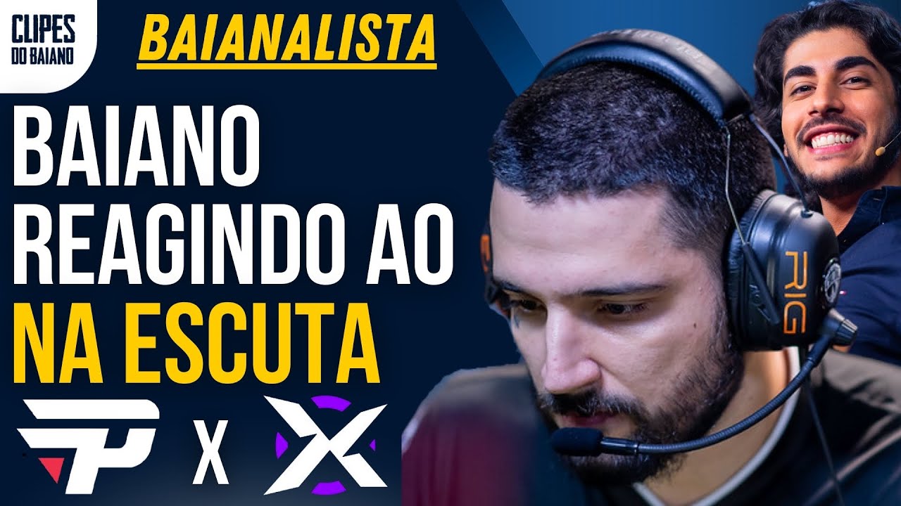 BAIANO REAGINDO AO NA ESCUTA DA FINAL PAIN X VORAX - BAIANALISTA