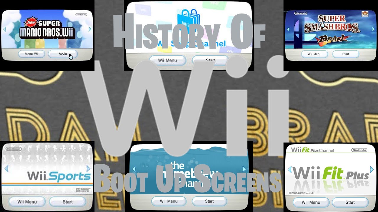 Wii Boot Up Screens (Nostalgic)