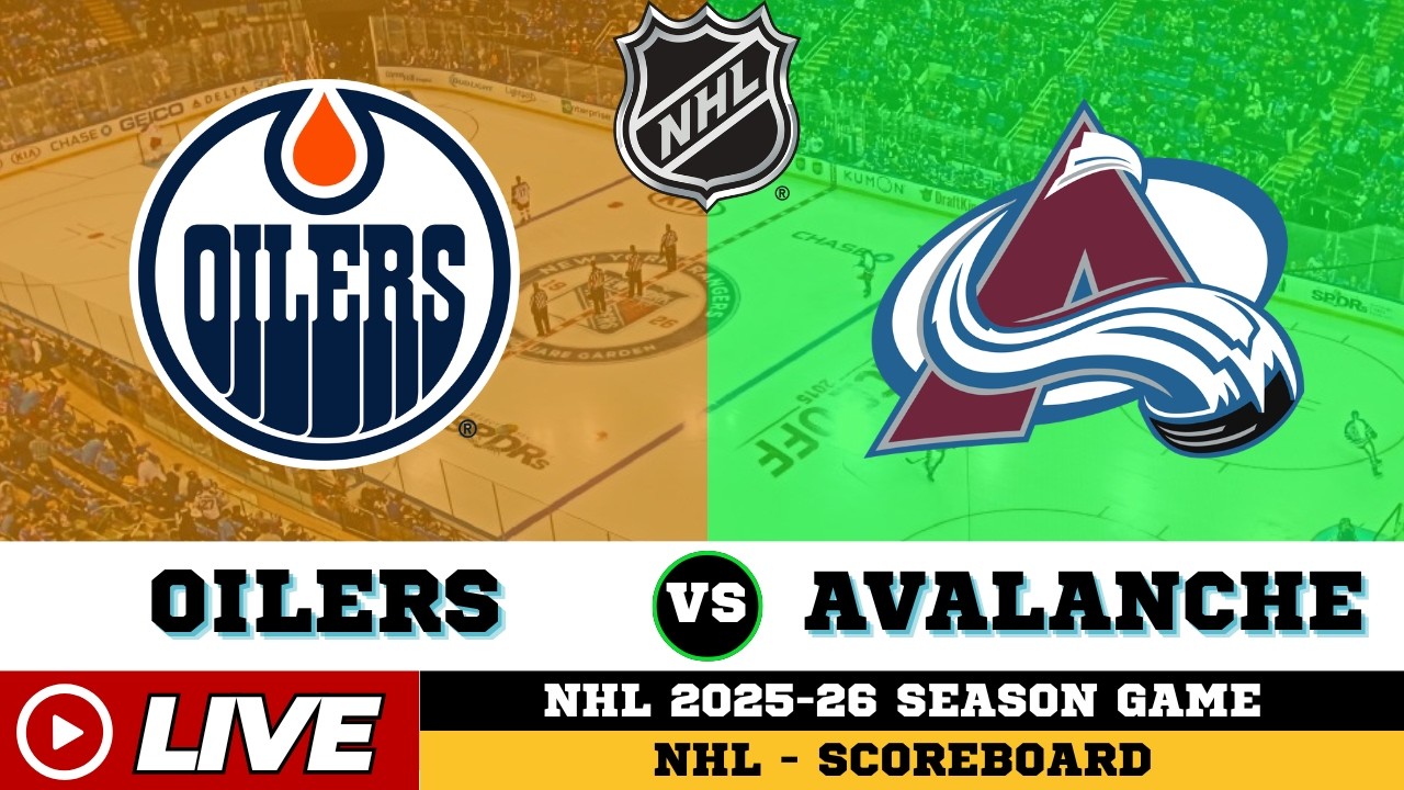🔴LIVE : Edmonton Oilers Vs Colorado Avalanche | NHL 2026 | NHL Live SCOREBOARD | 11/03/2026