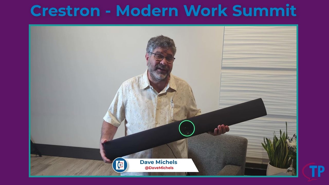 Crestron Videobar 70 - Unveiled at The Modern Work Summit