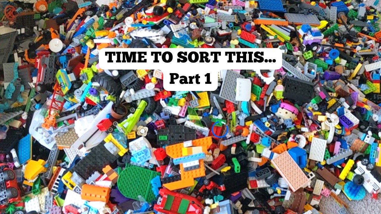 Sorting a massive LEGO collection | 6 tubs into my brick pit (Part 1)