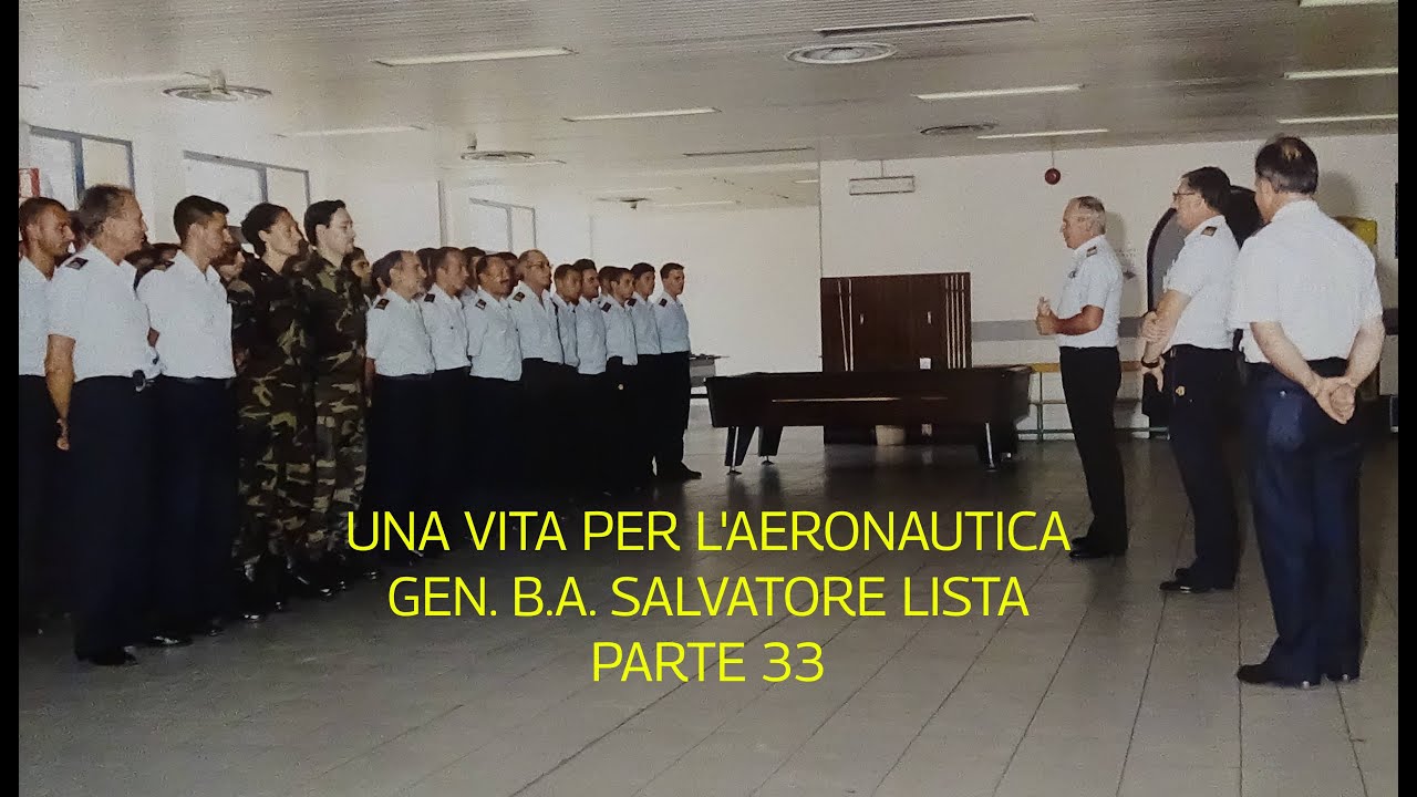 GEN. B.A. SALVATORE LISTA - L'Aeronautica diventa una organizzazione funzionale - video  33 di 36