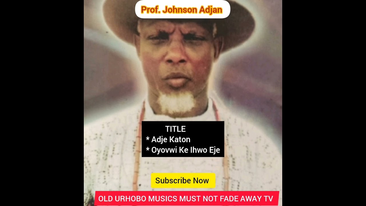 Prof. Johnson Adjan _Adje Katon