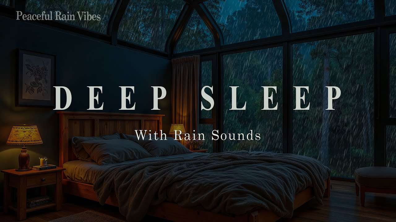 12 Hours Relaxing Sleep Music + Rain Sounds 🌧️ Healing Music to Calm the Mind, Relax the Body