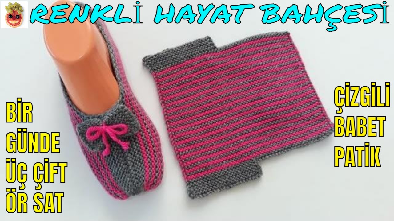 İki Şişle Örülen Kolay Haraşo Babet Patik Modeli - Anlatımlı Yapılışı -  Örgü Dantel Oya El İşi