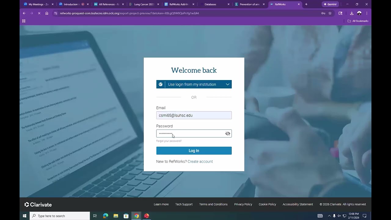 Introduction to RefWorks (February 2026)