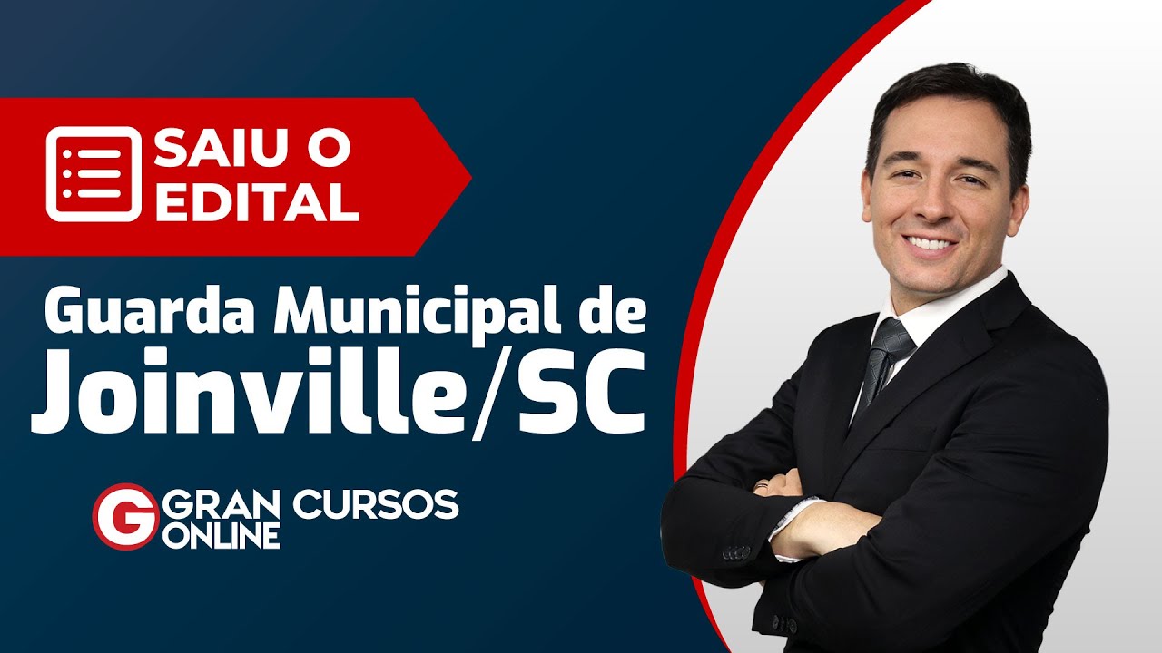 Concurso Guarda Municipal de Joinville SC &ndash; Saiu o Edital!
