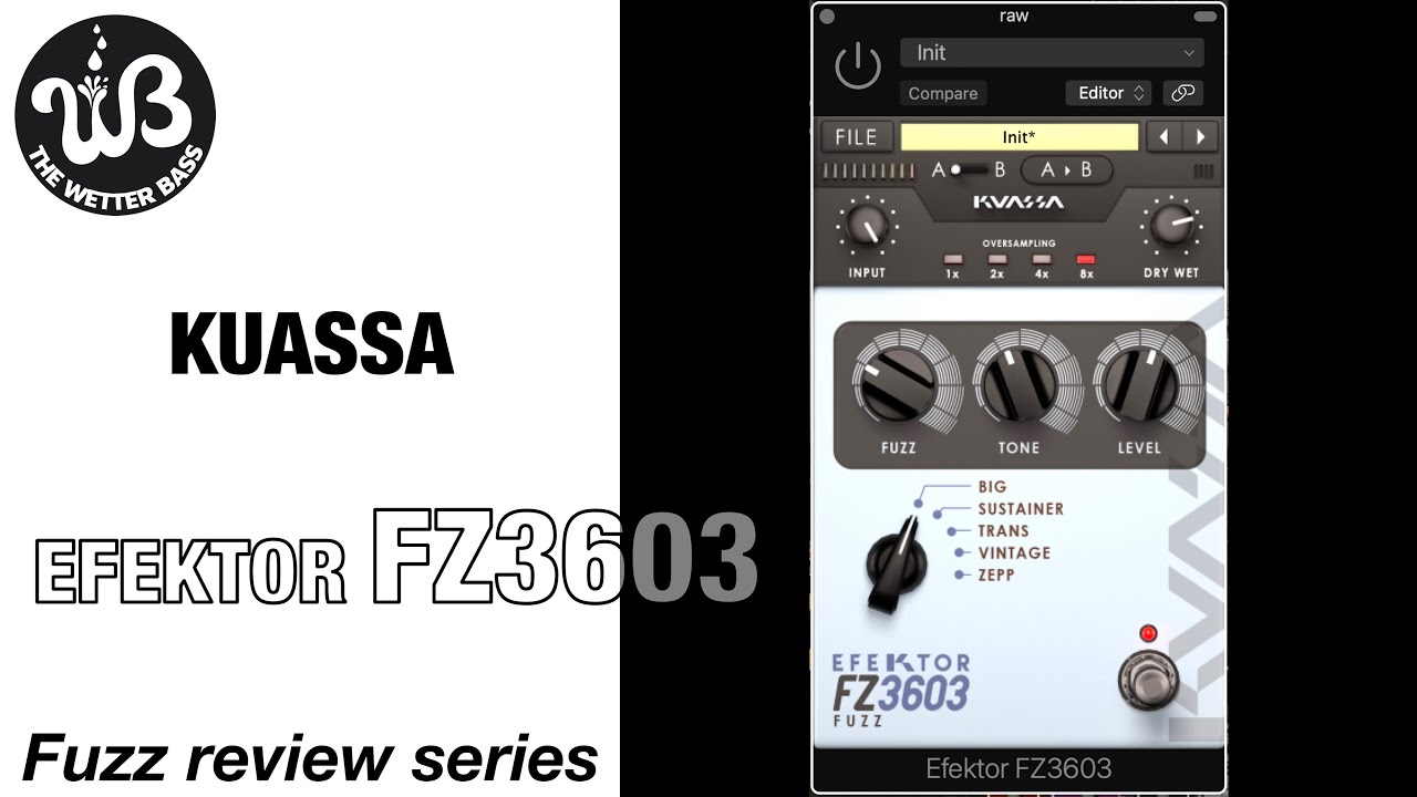 A perfect plan B Fuzz: the Kuassa Efektor FZ3603 plugin (+ debunking 2 covid conspiracies w/ pedals)