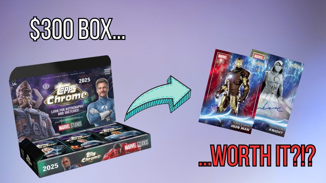I Opened a $300 Topps Chrome Marvel Studios Hobby Box… Was It Worth It?