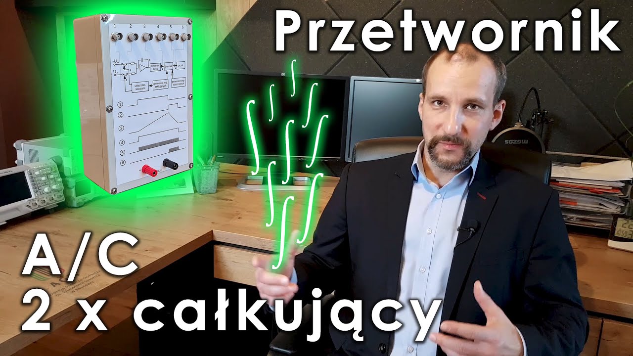 AGH - Metrologia - Przetwornik A/C podwójnie całkujący