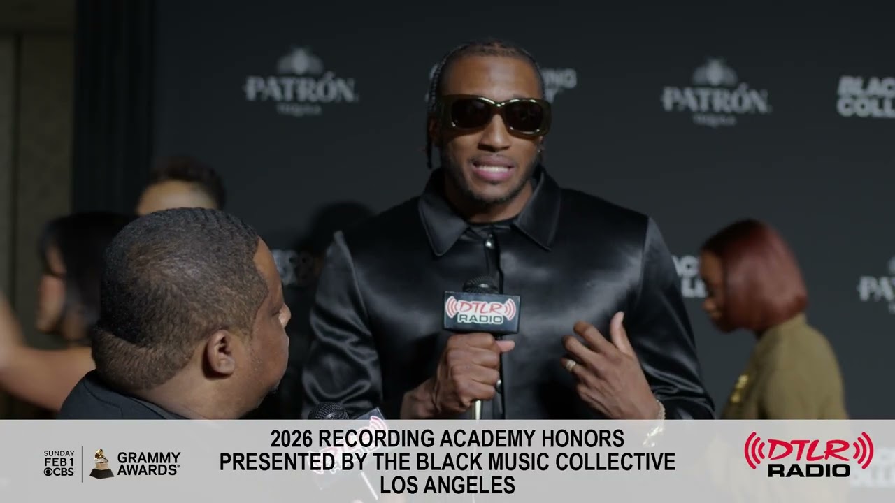 Lecrae (двукратный номинант на премию Грэмми 2026 года) и Fadam на церемонии вручения наград Акад...
