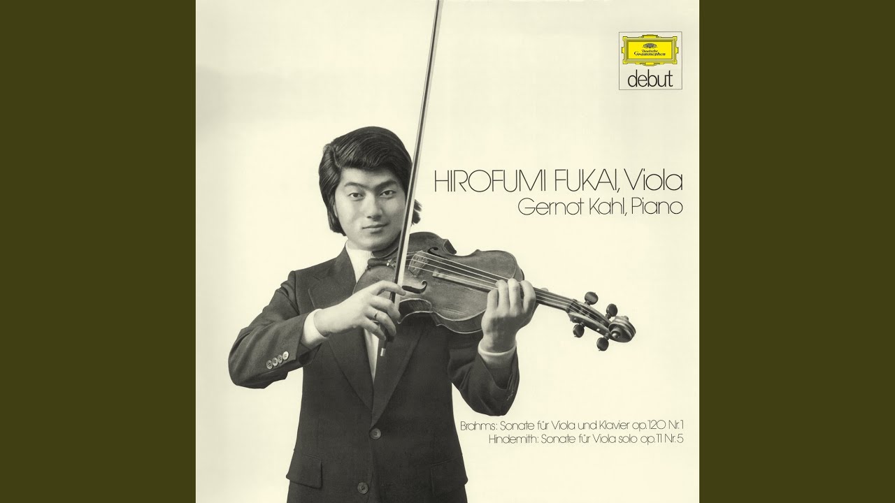Hindemith: Sonata for Solo Viola No. 1, Op. 11 No. 5: II. Mäßig schnell, mit viel Wärme...