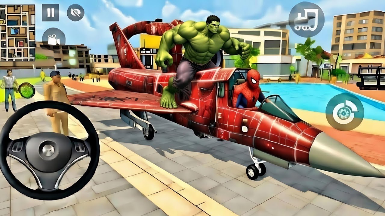 🤑Indian Thift Auto Simulator🤩Indian Showroom Purchase😯Modified Luxiry Spiderman Hulk Jet & Bike🥳Game