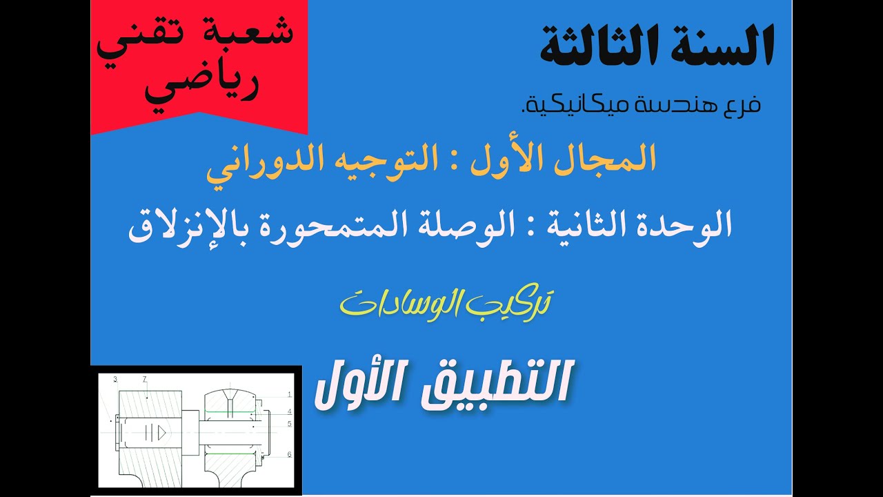 التطبيق الأول