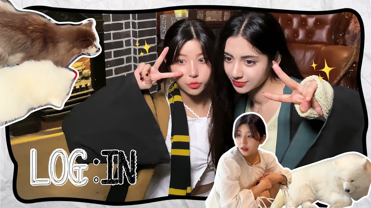 [LOG:IN] 샤모예드&아리포터 집에 초대합니다💌 (invite you to the house of SHAmoyed&ARI Potter💌)  | 사모예드 카페+해리포터 카페+타로