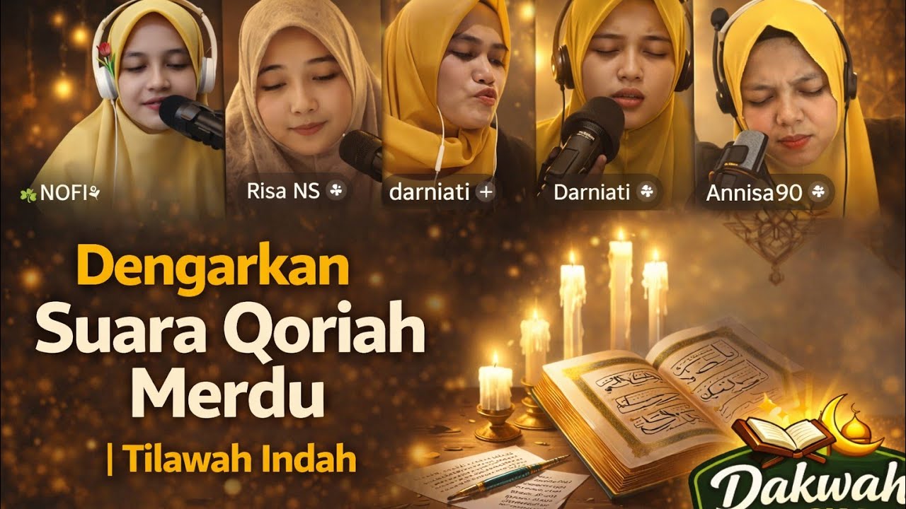 Tilawah Al-Qur'an Qoriah Suara Merdu | Dengarkan Agar Hati Damai