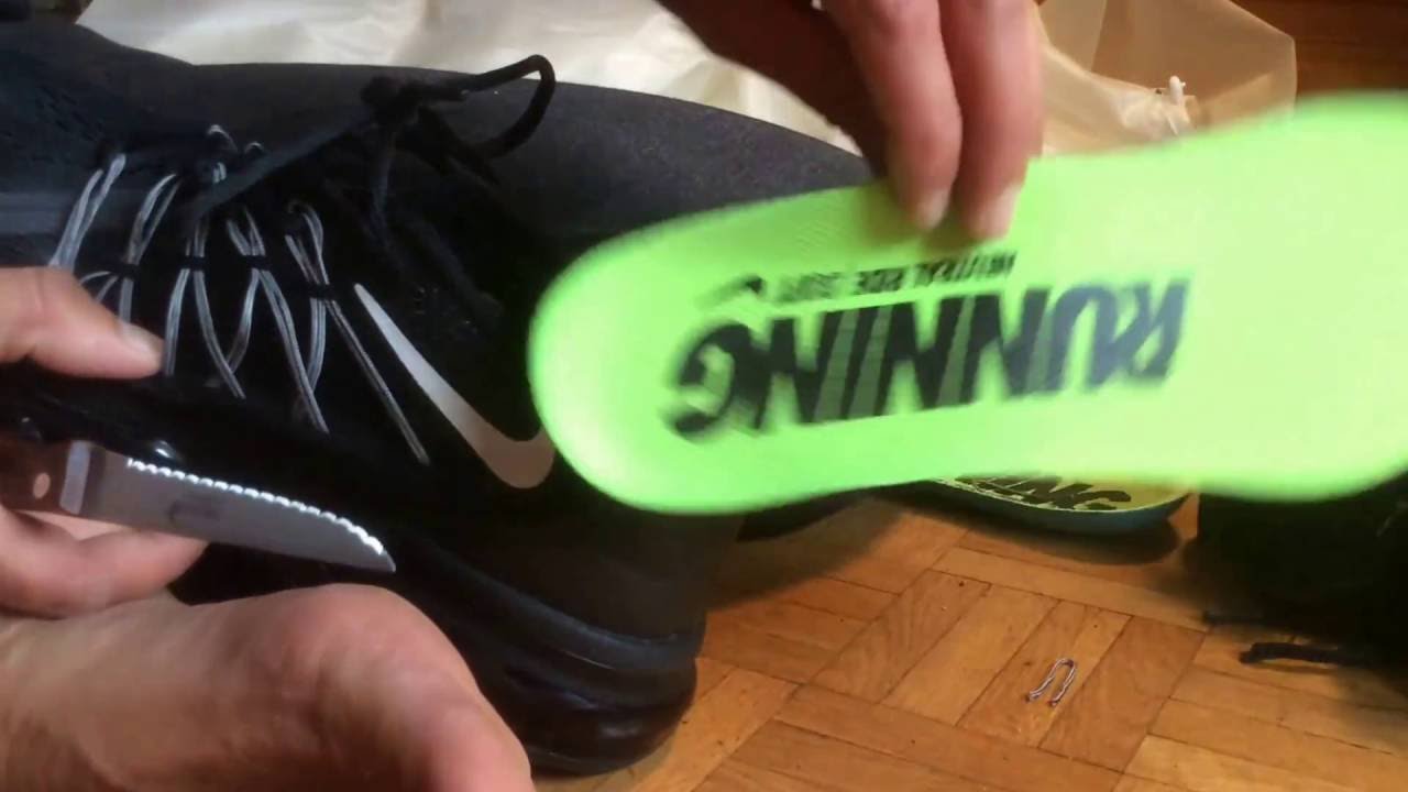 Trashing brand new black Nike air Max 2015