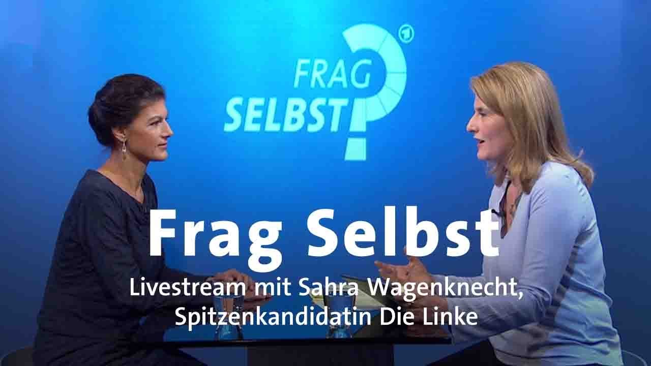 Livestream: "Frag selbst" mit Sahra Wagenknecht (Die Linke)