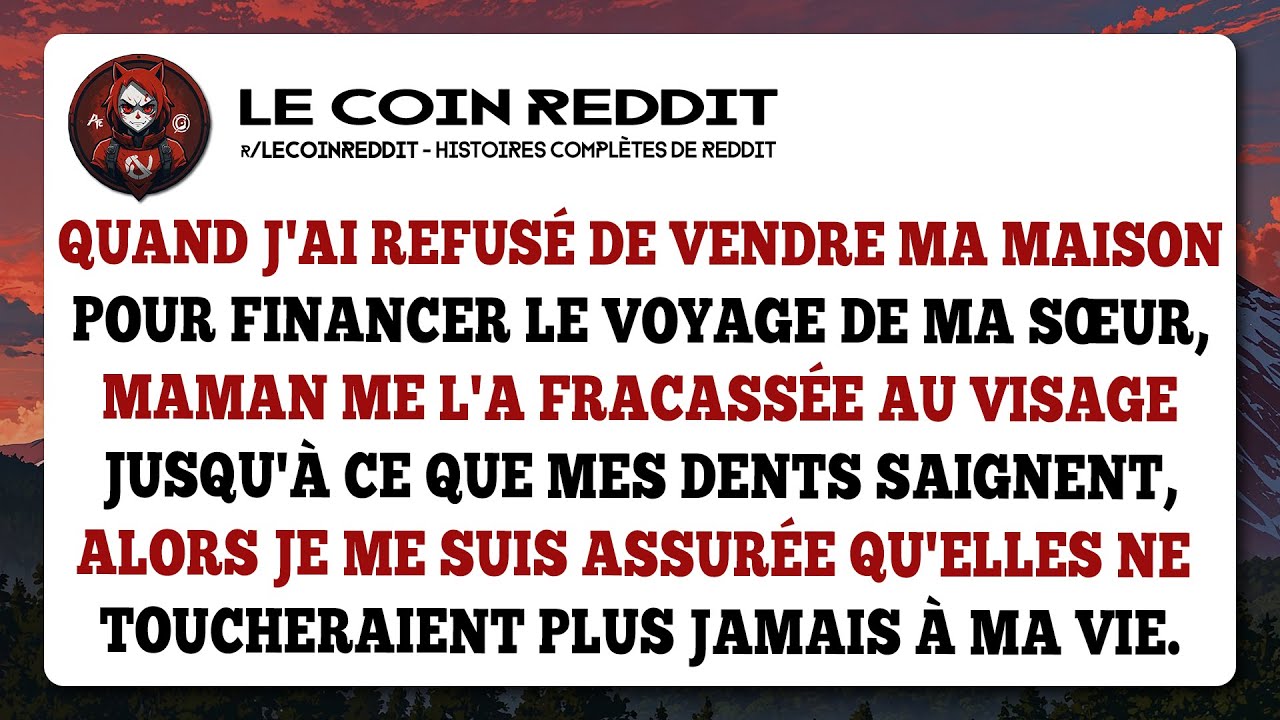 Quand j'ai refusé de vendre ma maison pour financer le voyage de ma sœur, maman me l'a fracassée...