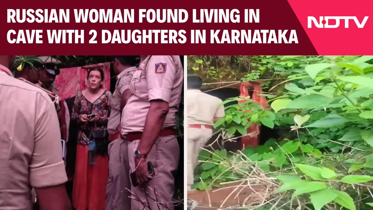 Karnataka News | Russian Woman Found Living In Cave With 2 Daughters In Karnataka