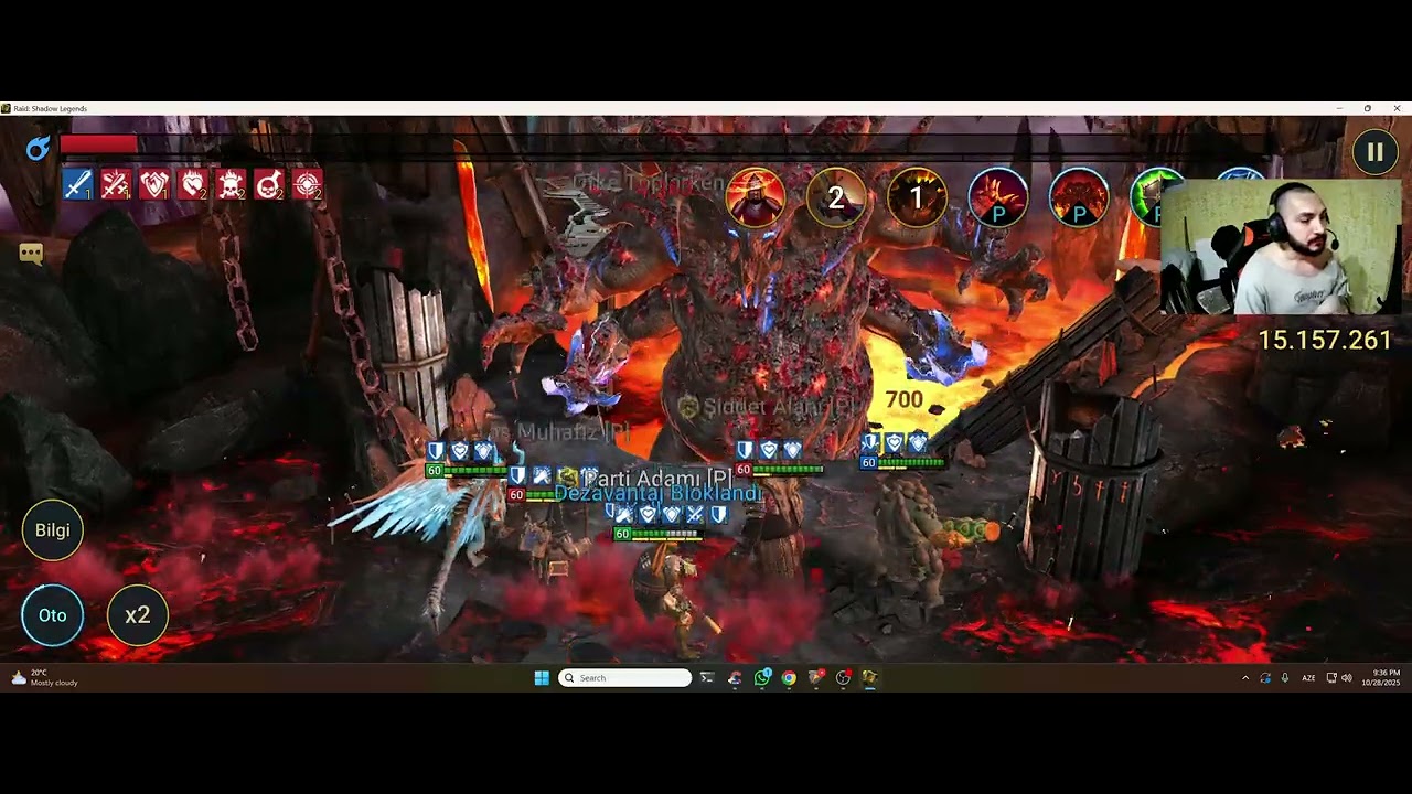 Clan boss ölümlü takım kurulumu  | Raid Shadow Legends