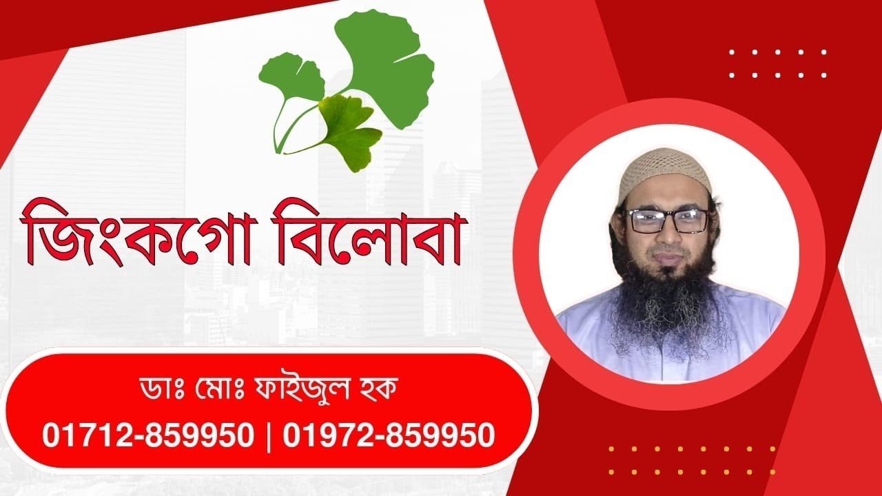 জিংগো বিলোবা এক জাদুকরি ভেষজ ❤️ - ডা: মো: ফাইজুল হক - 01972859950 ,  01712859950