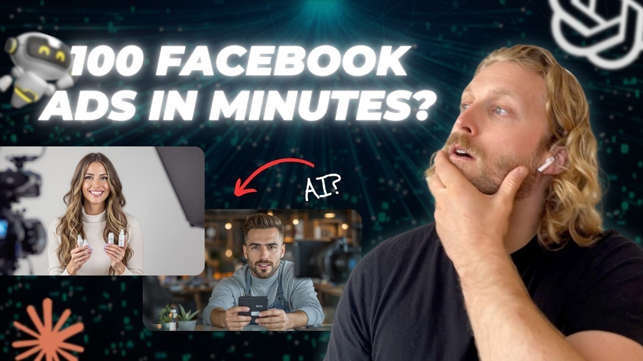 ai automation builds 100+ ads in 24hrs - research, creative, and data analytics