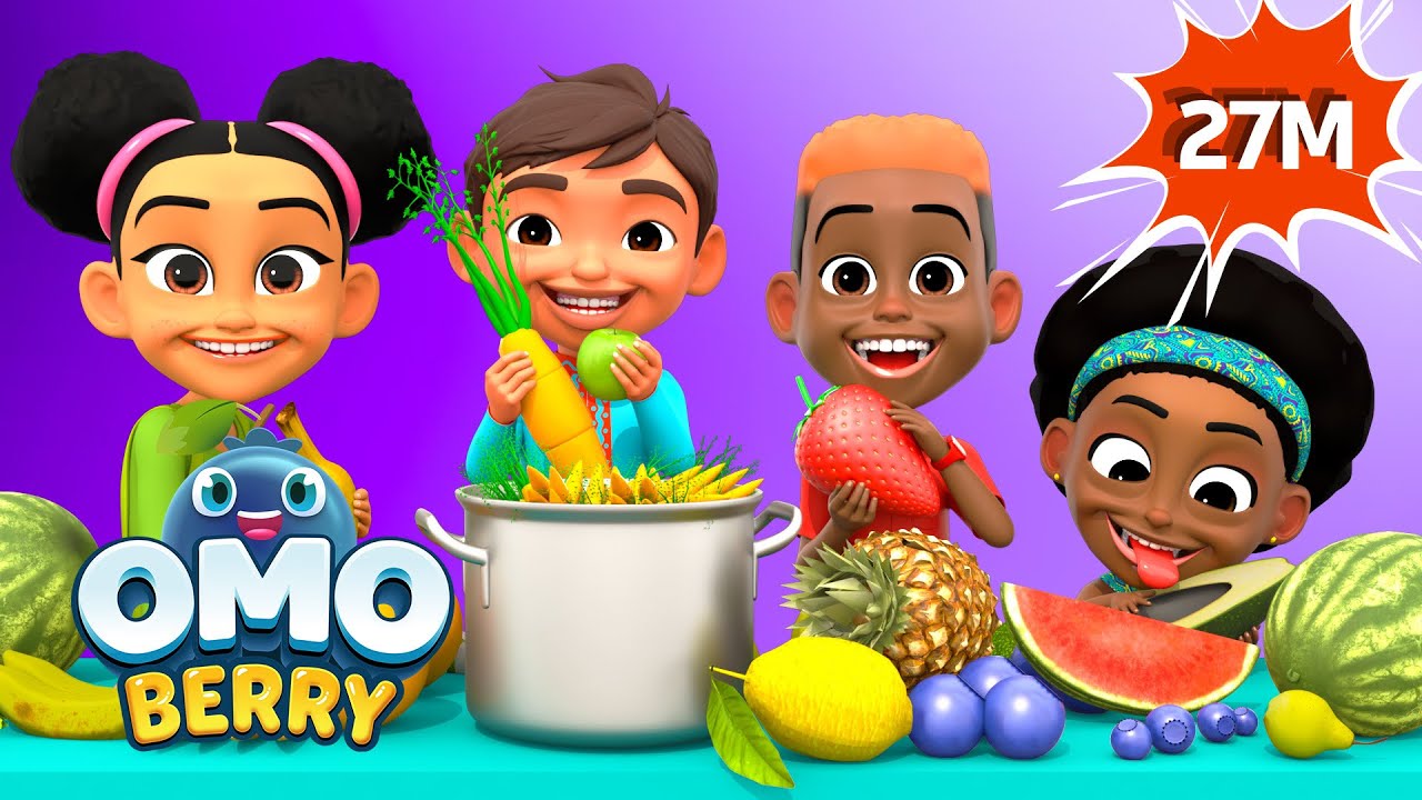 Time For Lunch | OmoBerry | Healthy Habits Song For Kids + Kids Videos For Kids + English Songs