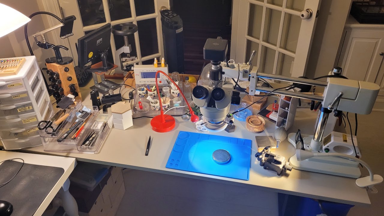 My amateur watchmaking workshop
