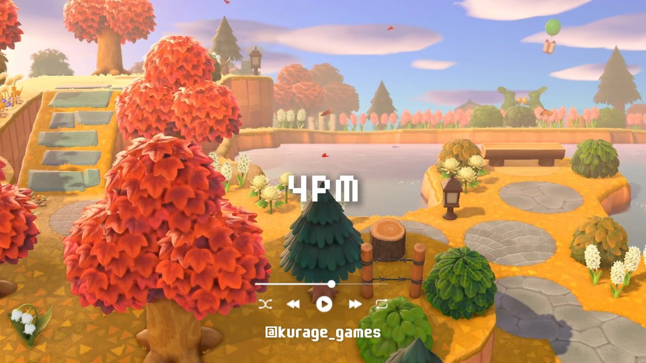 あつ森BGM「午後4時」紅葉｜Animal Crossing BGM + Hourly Music Playlist 🎧