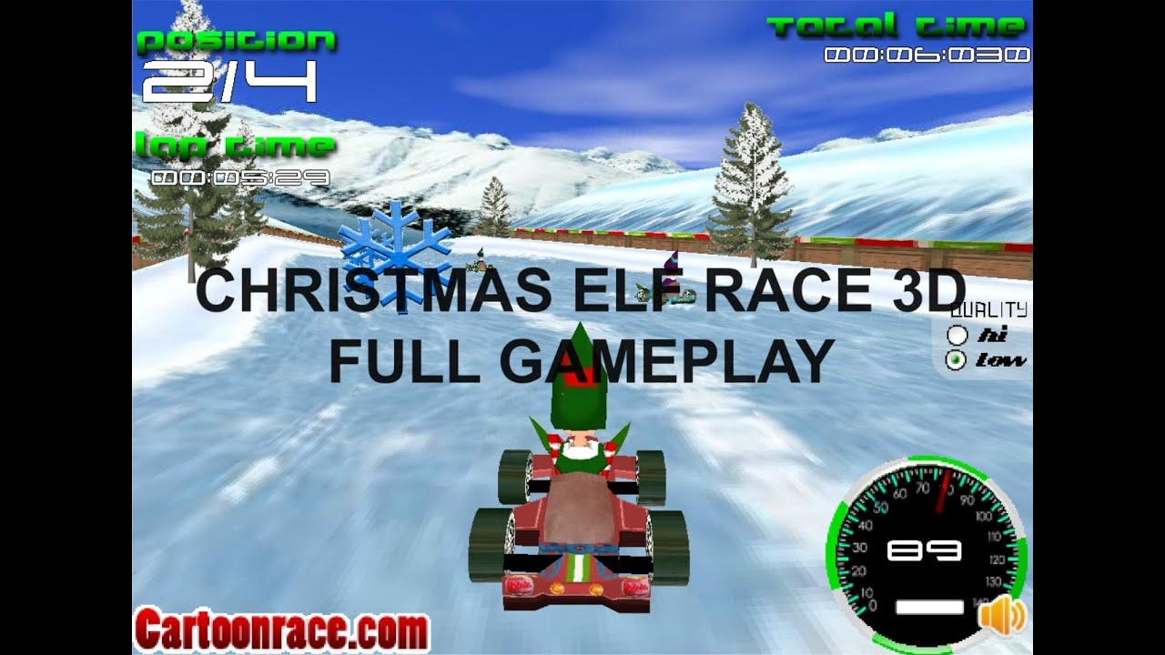 Christmas Elf Race 3D Full Gameplay