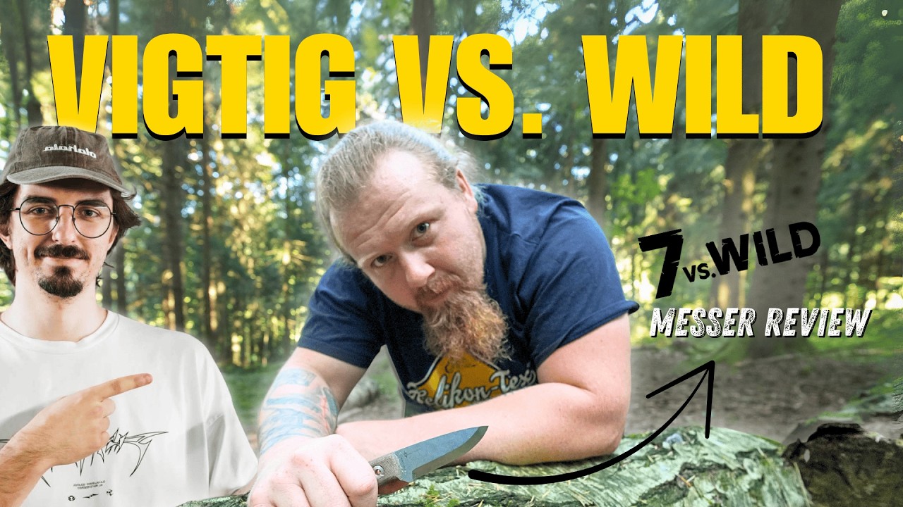 ÜBERLEBEN mit nur einem MESSER?! 🔪Survival wie bei 7 vs. Wild mit dem VIGTIG vs. WILD