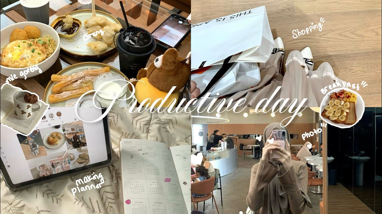 PRODUCTIVE DAY | Morning activities, cace hopping, shopping, samyang buldak,etc 🍜🎞️🌟