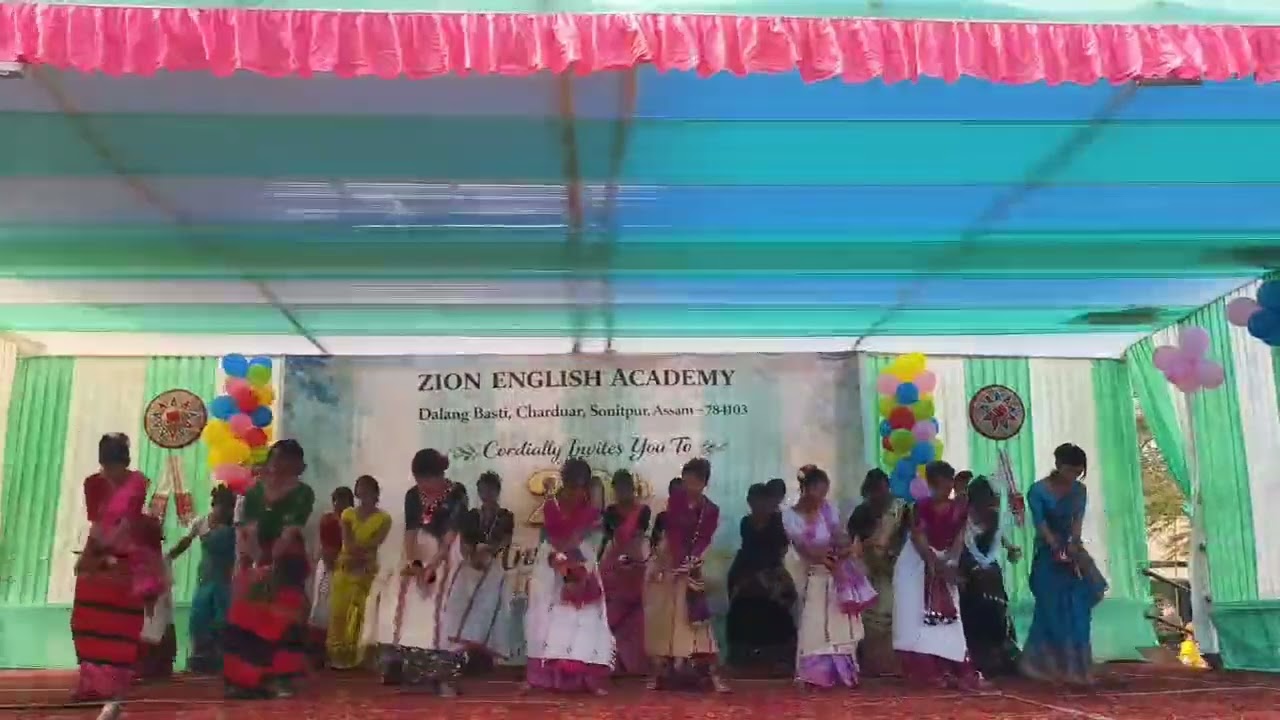 Mising remix song dance video|| School annual day program ✨