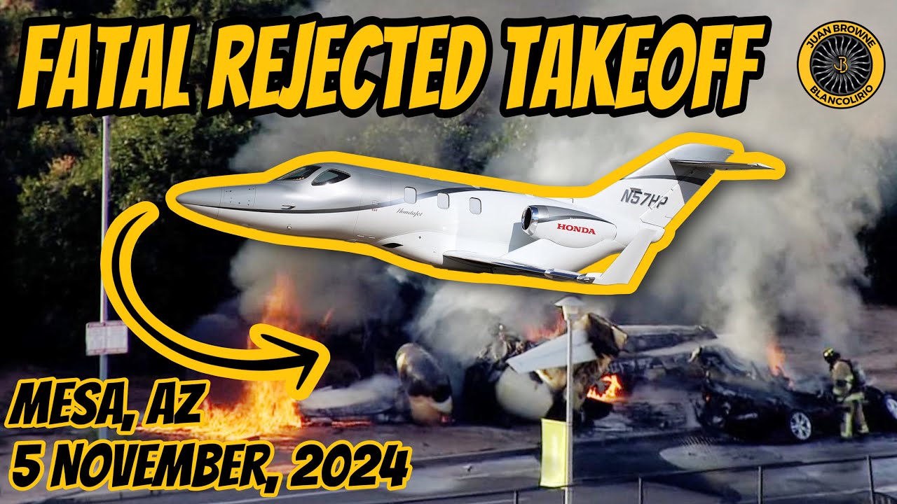 Honda Jet Crash Falcon Field Mesa AZ 5 Nov 2024
