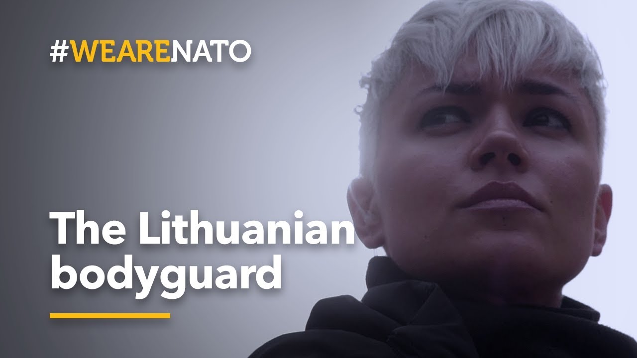 On the job with 🇱🇹Lithuanian bodyguard Simona - #WeAreNATO