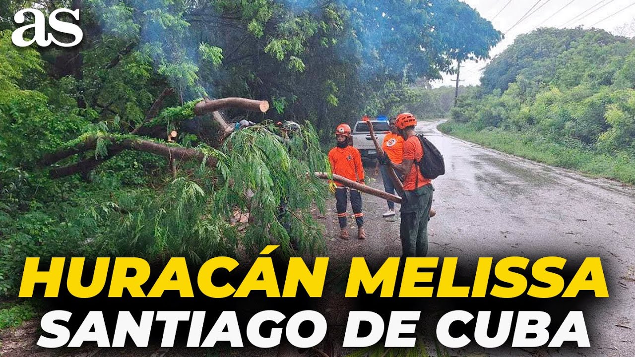 El HURACÁN MELISSA azota CUBA: INUNDACIONES y DESTRUCCIÓN en SANTIAGO DE CUBA