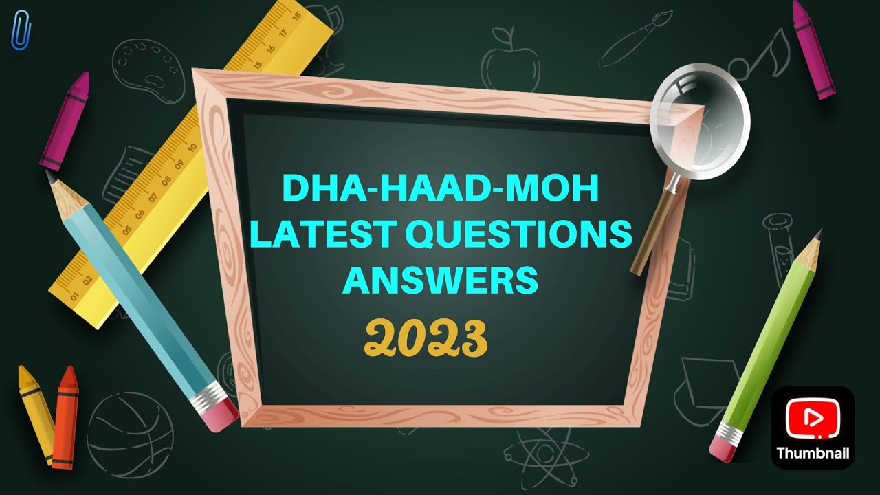 DHA-HAAD-MOH|PHARMACIST|Latest questions and answers|2023|@AM_Fouda @PHARMAHUTS @pharmadice