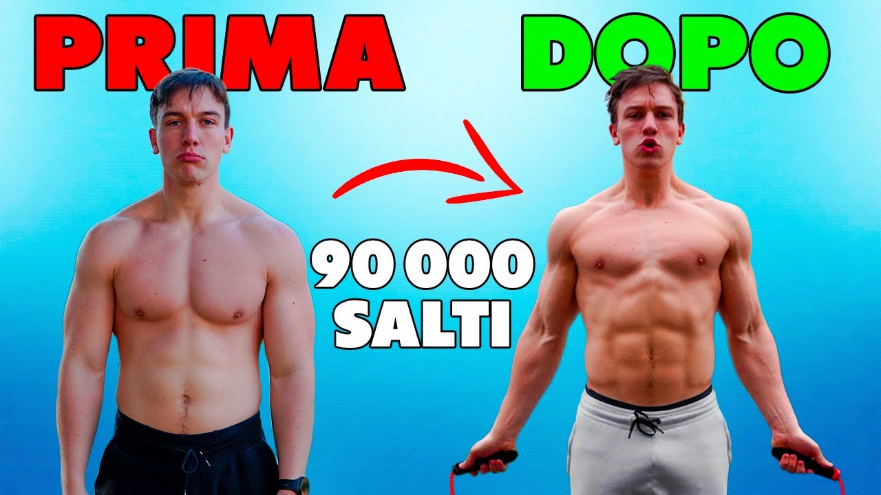 Ho fatto 3000 salti con la corda al giorno per 1 mese!