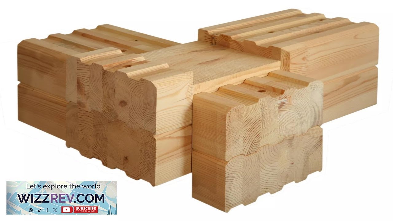 PREFAB LOG CABIN HOME KIT WOODEN SHELL 1938 ft&sup2; 180 m&sup2; Review