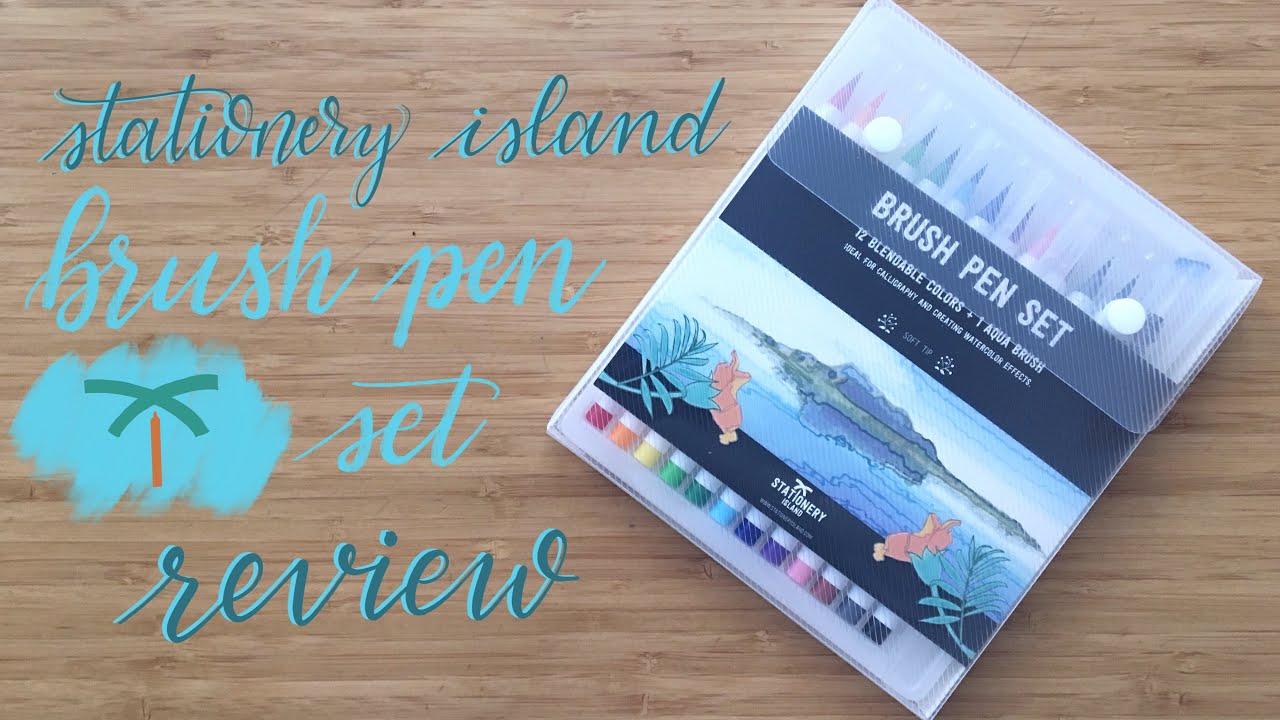 Review | Stationery Island Brush Pens