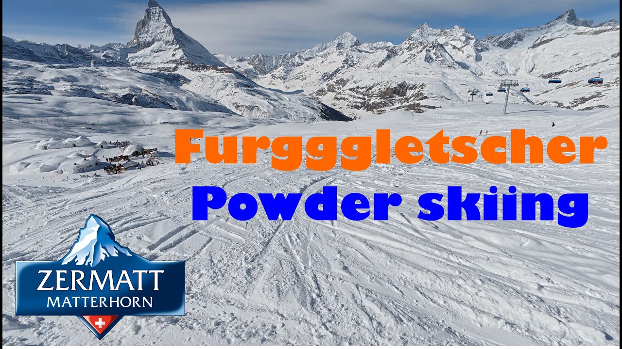 Ski Zermatt - Powder skiing on the Furgggletscher