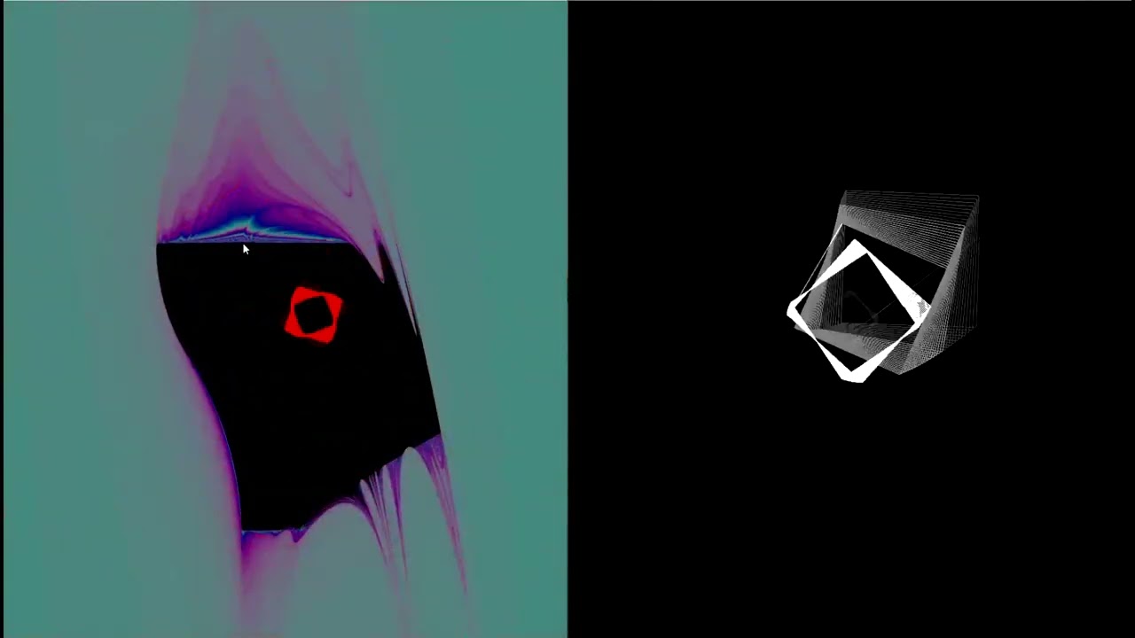 fractal + oscilloscope